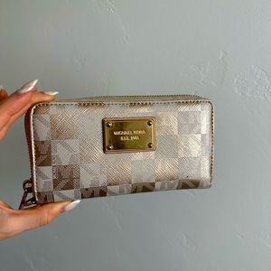 Gold Michael Korre wallet